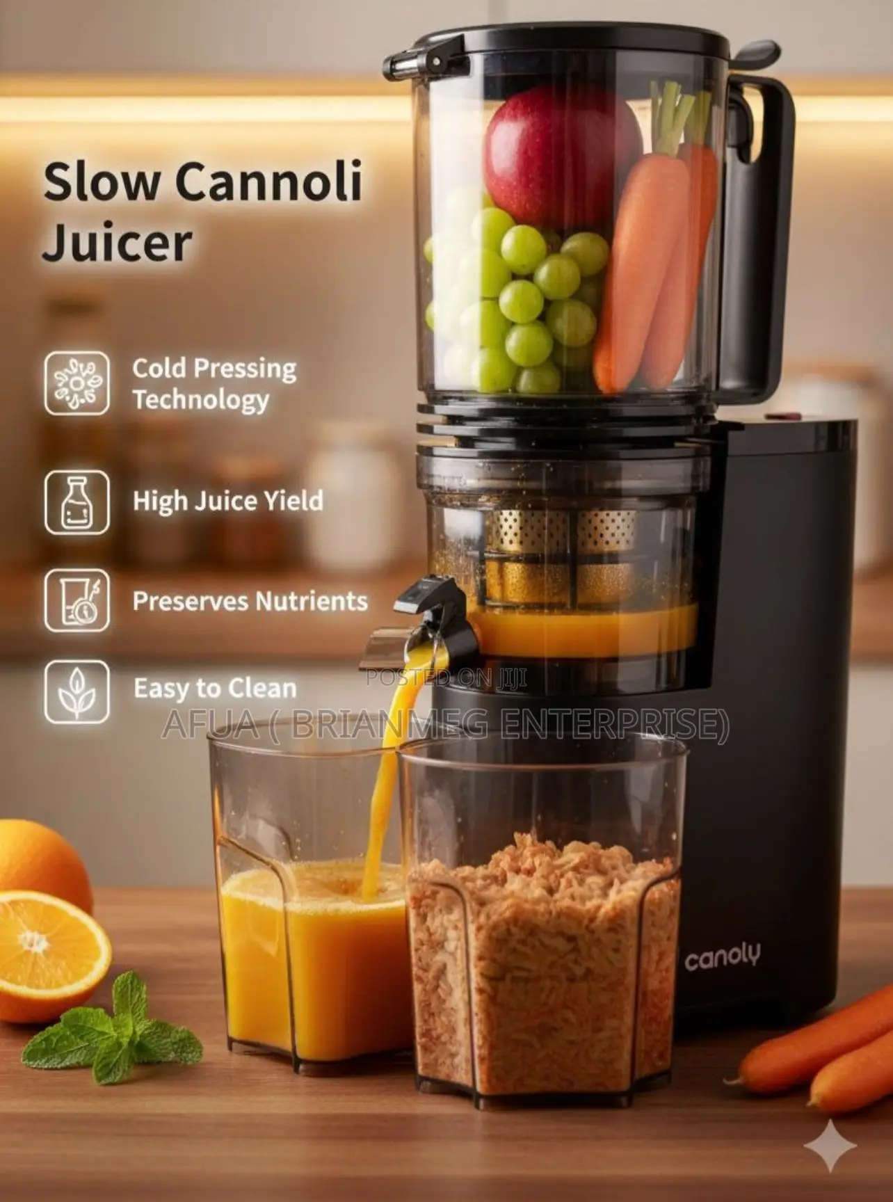 Canoly Masticating Cold Press Juicer