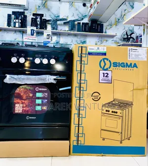 Sigma 3 Burner Gas Cooker With Electric