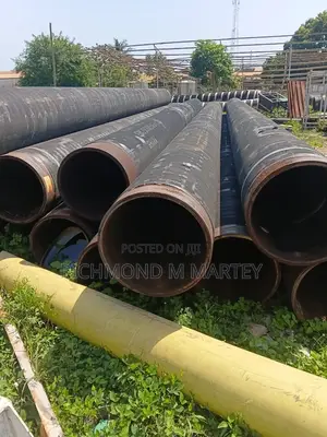 Large Black Steel Pipes