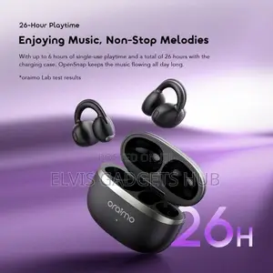 Oraimo Opensnap Clip-on Open-Ear True Wireless Earbuds