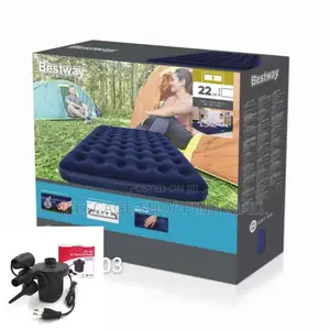 Bestway 22cm Soft Top Single /Double /Queen Bed With Electric Pump