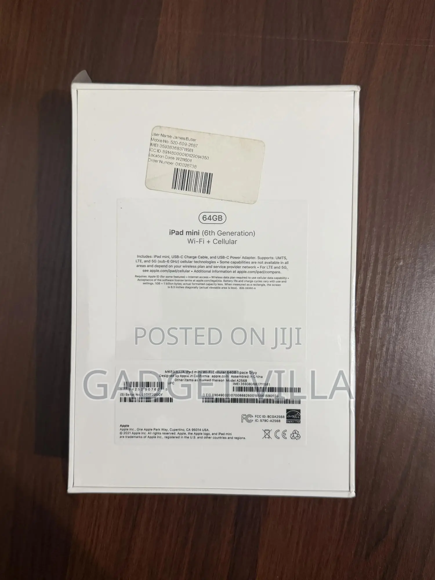 New Apple iPad mini 6 64 GB Black