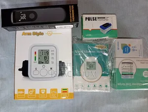 4-1 Bp Monitor Blood Glucose Meter Pulse Oximeter Infrared Thermometer
