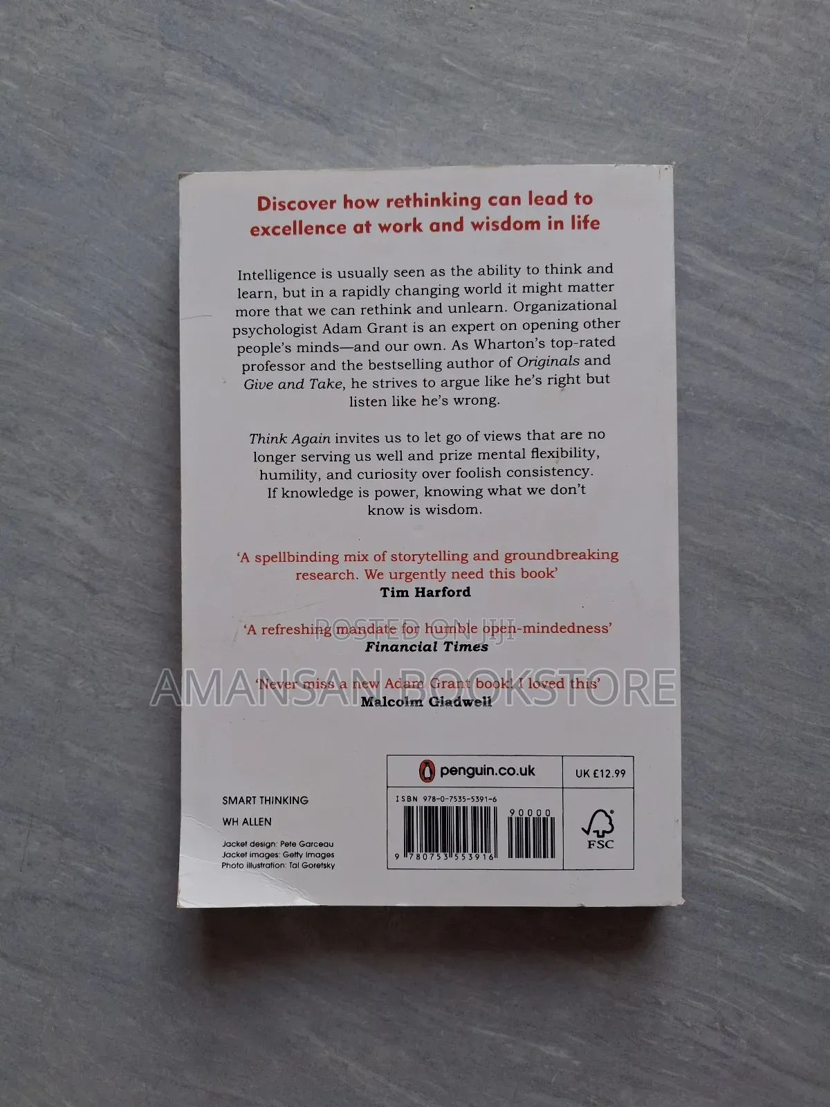Think Again by Adam Grant (Original)