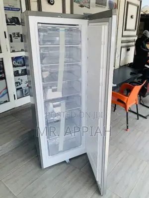 Super Nasco Single Door Upright Standing Freezer(Nasd1-33)Gray.