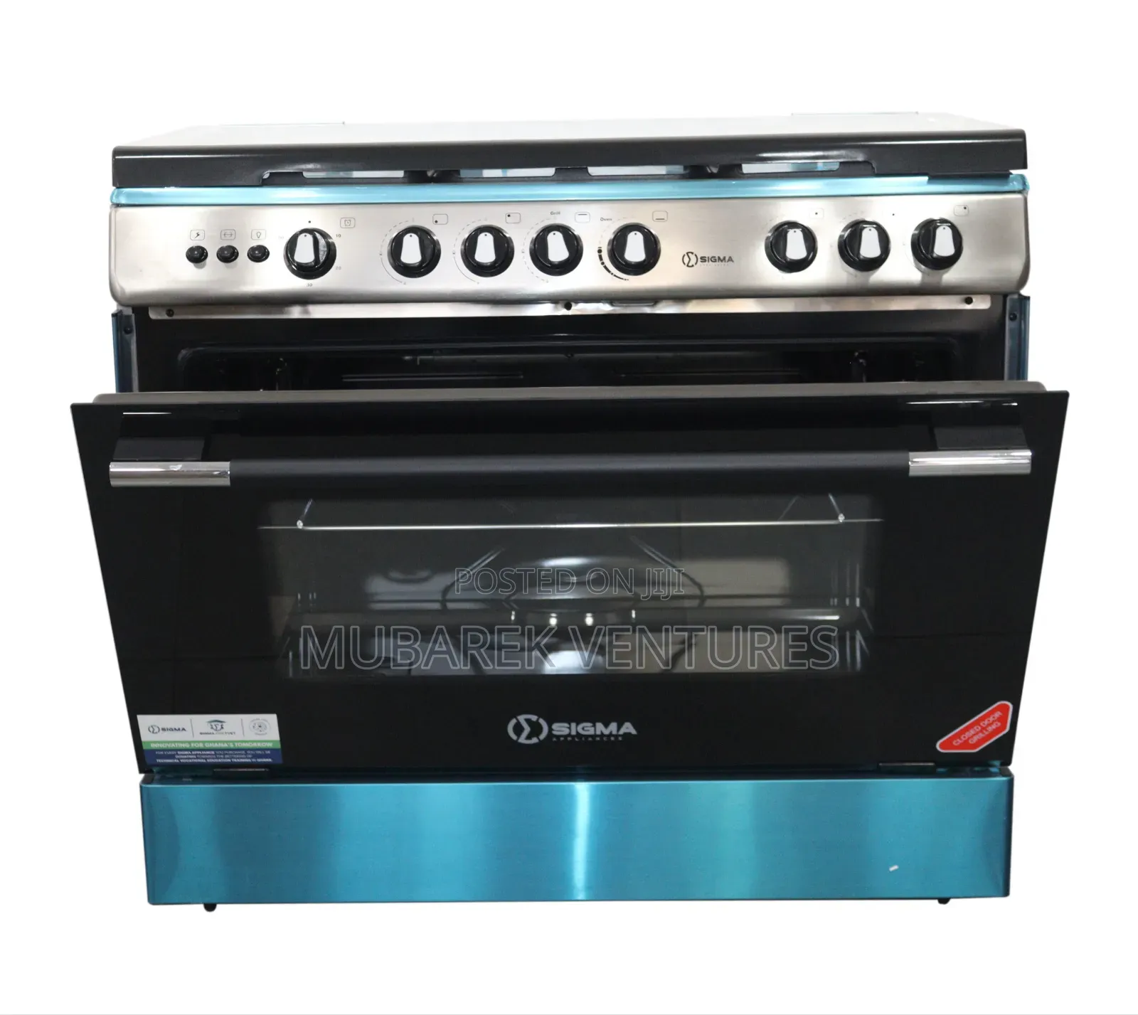 Sigma 90x60 5 Burners Gas Cooker With Oven and Grill