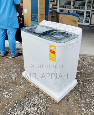 Super Quality Nasco 11kg Semi-Auto Washing Machine(White) 