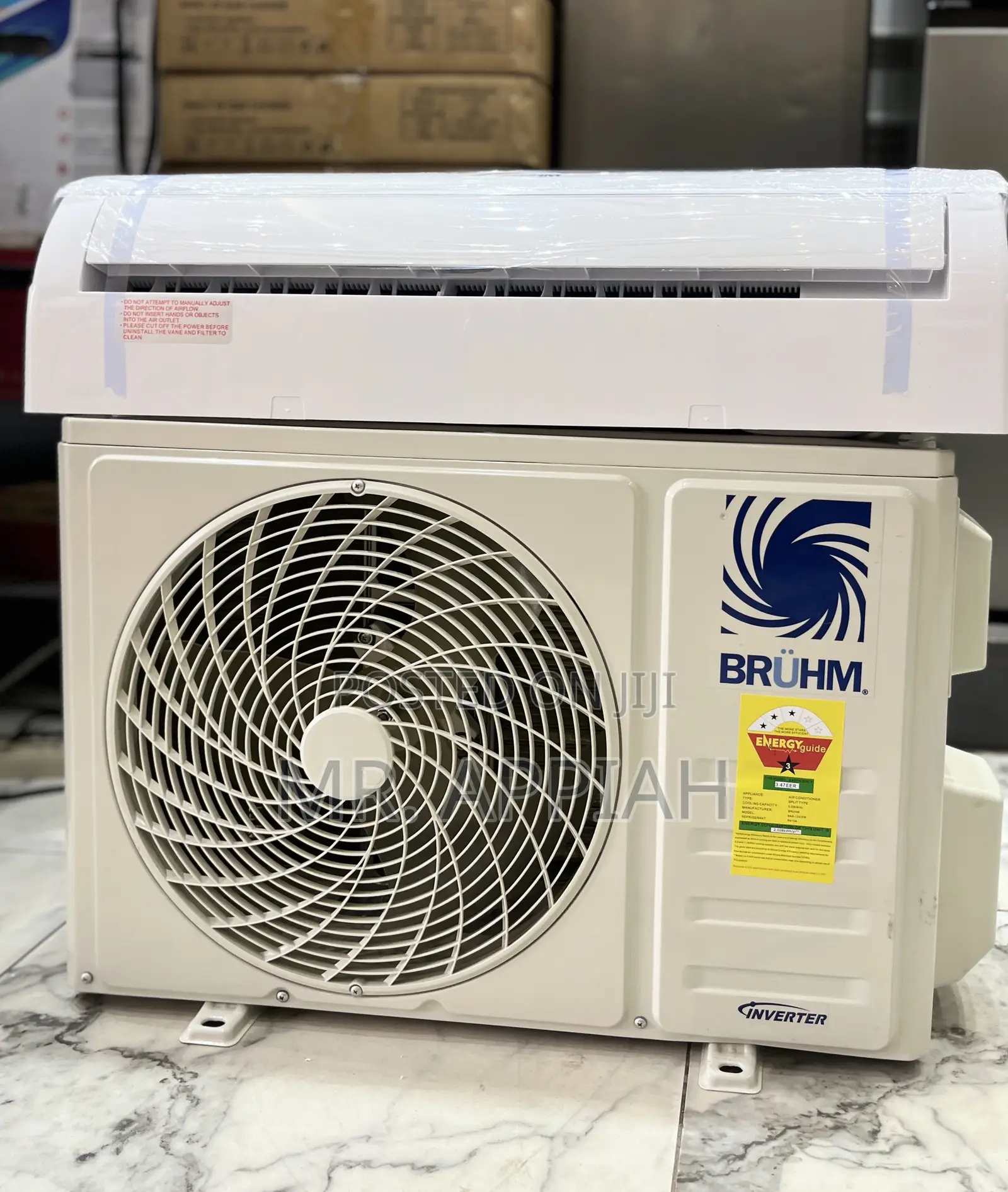 Buy Affordable Bruhm 1.5hp Split Type Ac With Remote Control