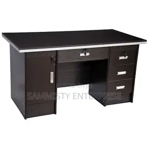 Executive Office Desk With 4 Drawers Locks