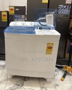 Unique Nasco Twin Tub Electric Washing Machine(15kg)Transparant Lid 