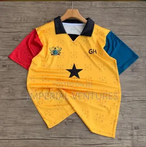 Beautiful Coat of Arms Ghana Jersey