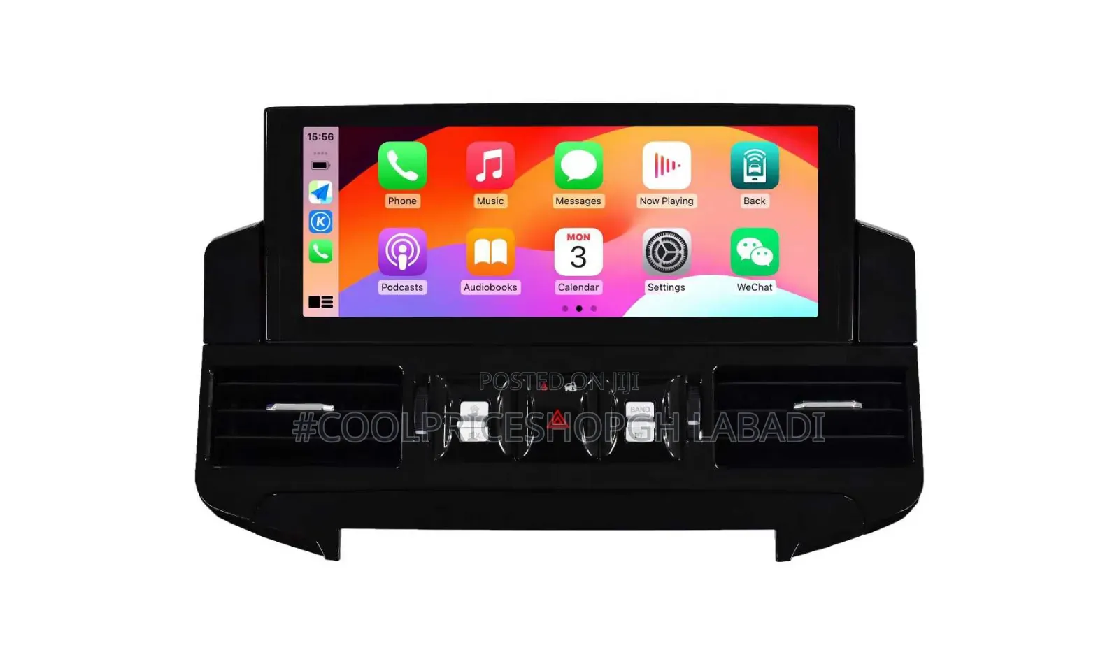 12.3inch Toyota Land Cruiser New Air Vent With Multimedia Player