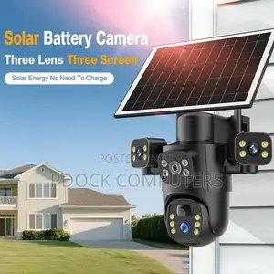 4g 4lens Solar PTZ Camera With Two Solar Panel Hieasy