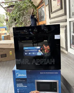 Original Midea 65m80m1-004bk 60cm Tempered Glass Oven 
