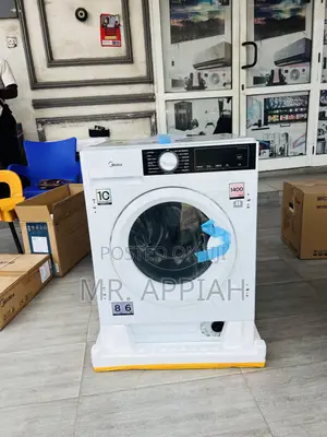 Quality Midea Mfa06d80b/W 8kg Front Load Washing Machine 