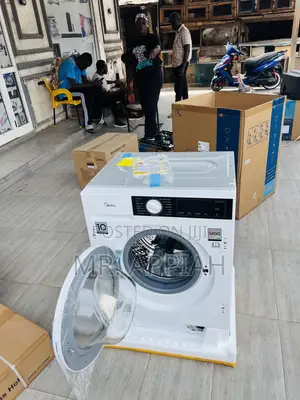 Original Midea Mfa06d80b/W 8kg Front Load Washing Machine(White) 