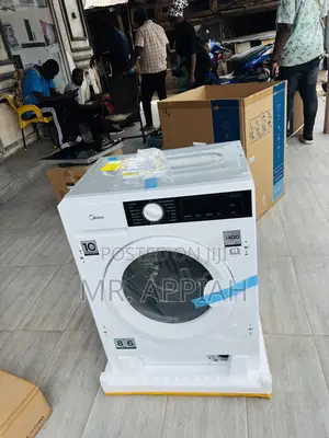 Adorable Midea Washer and Dryer Washing Machine(Mfa06d80b/W)8kg