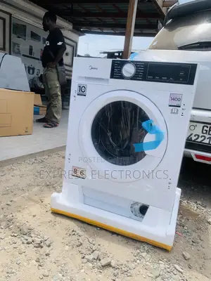 High Quality Sleek Mfa06d80b/W 8/6kg Wash and Dry Midea