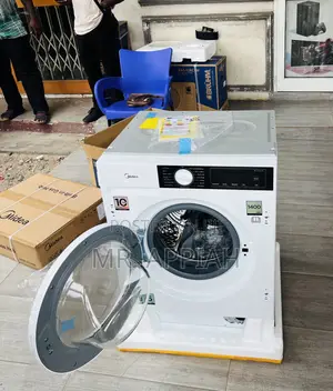 Latest Midea 8kg Front Load Electric Washing Machine(White) 