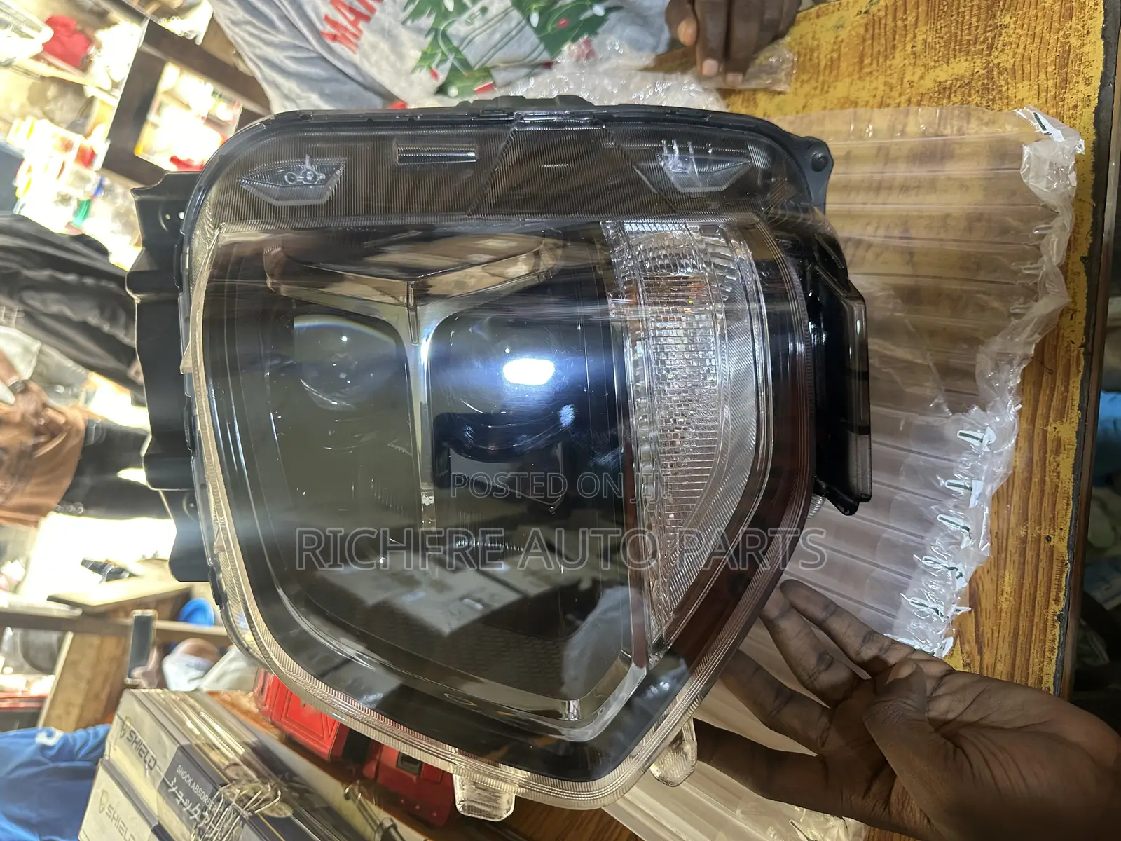 Hyundai Santa Fe 2019 2020 Headlight Double Yoke