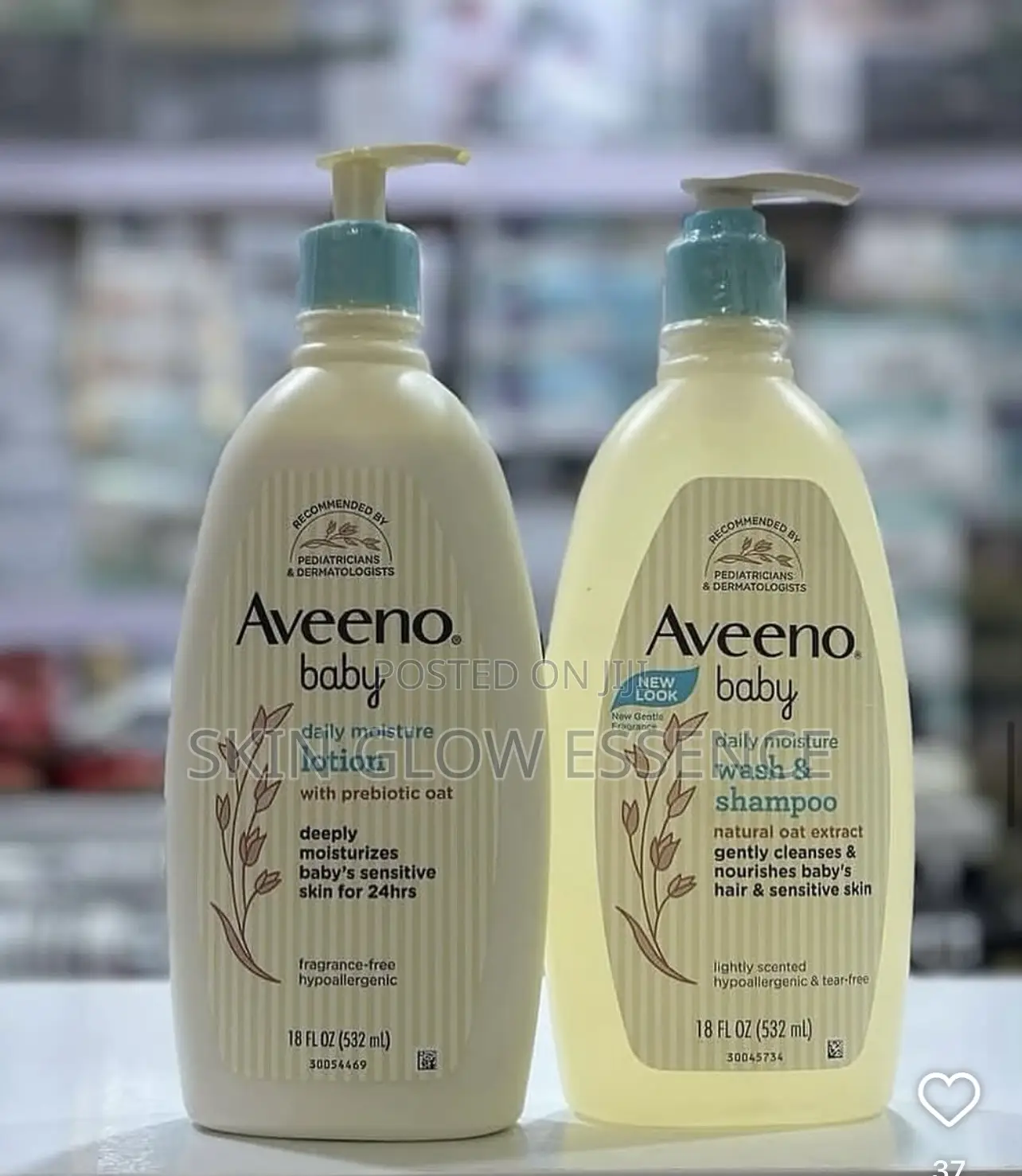 Aveeno Baby Lotion and Body Wash