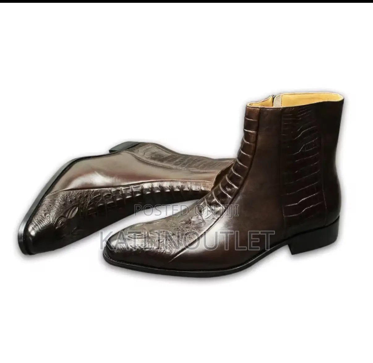 Mens Zipper Shoe
