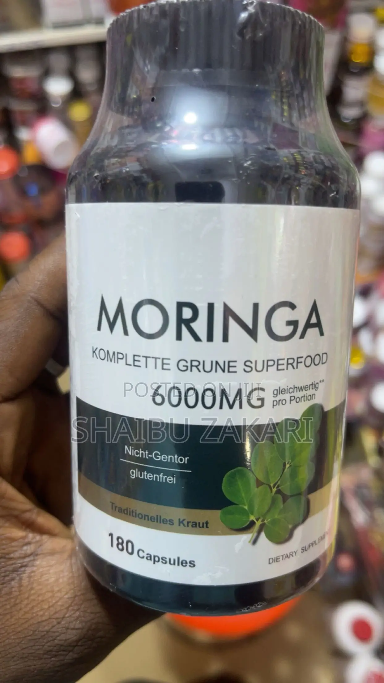 Moringa Komplette Grune Superfood 6000mg