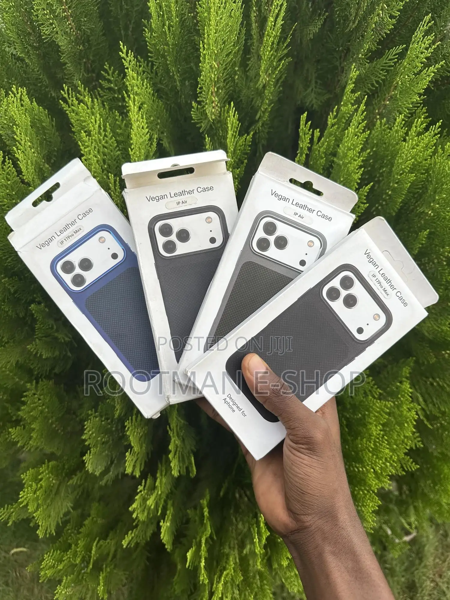 Vegan Leather Case for iPhone 17 Pro Max With Carbon Fiber Insert,
