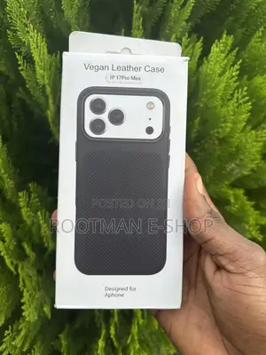 Vegan Leather Cases With Thick Bumper for iPhone 17 Pro Max