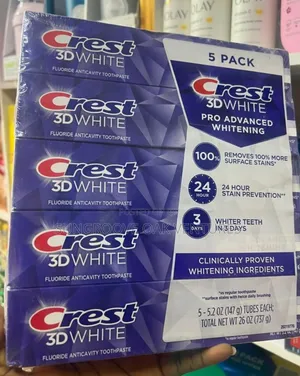 Crest 3d Whitening Toothpaste 5cts