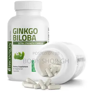 Bronson Ginkgo Biloba Extra Strength Supports Brain Function Memory