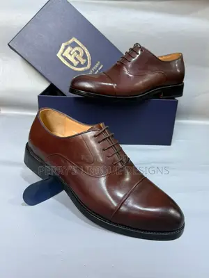 Classic Cap-Toe Leather Oxford - Brown
