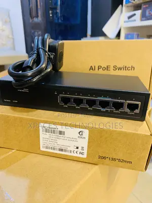 Xpaces Ai Smart 4 Port Poe Switch With 2 Gigabit Uplink