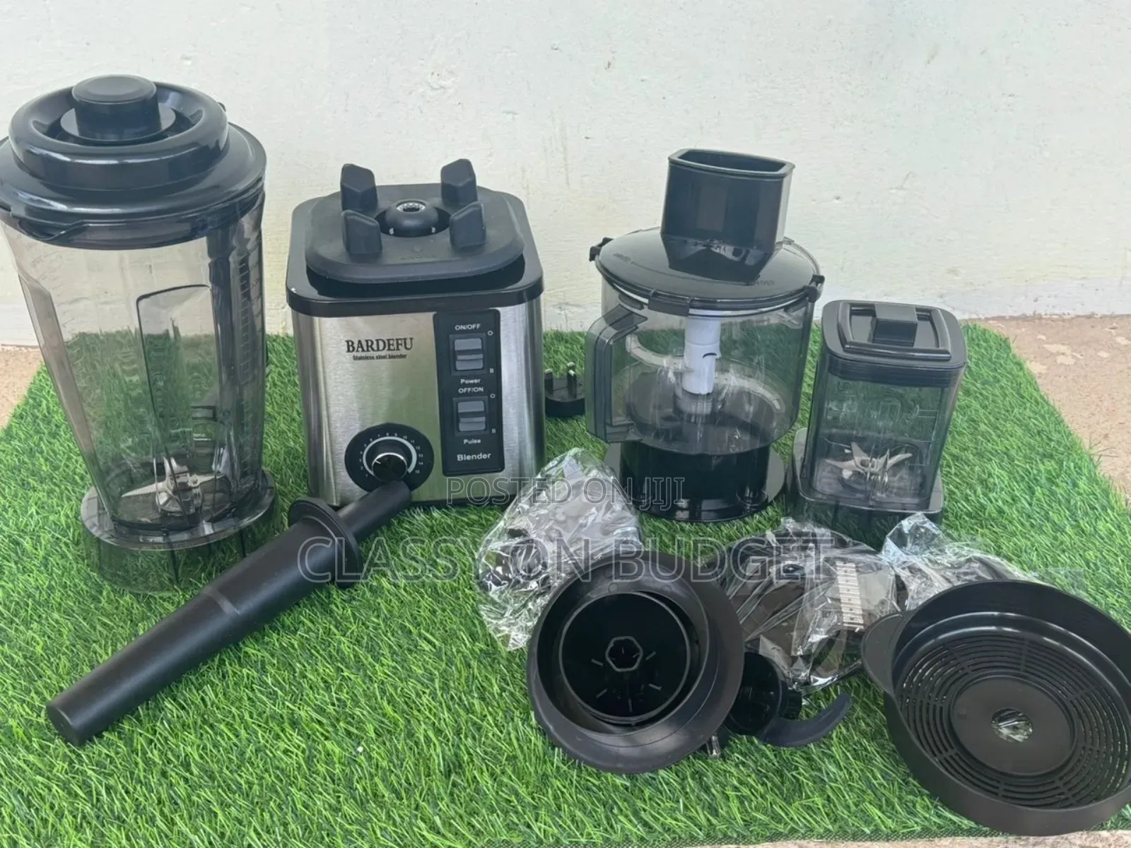 Barfedu 8 in 1 Blender With Stainless Steel Base