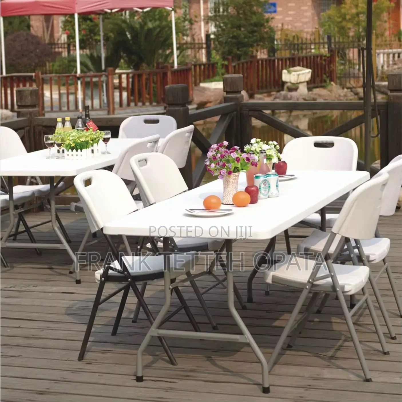 8 Seater Rectangular Banquet Tables