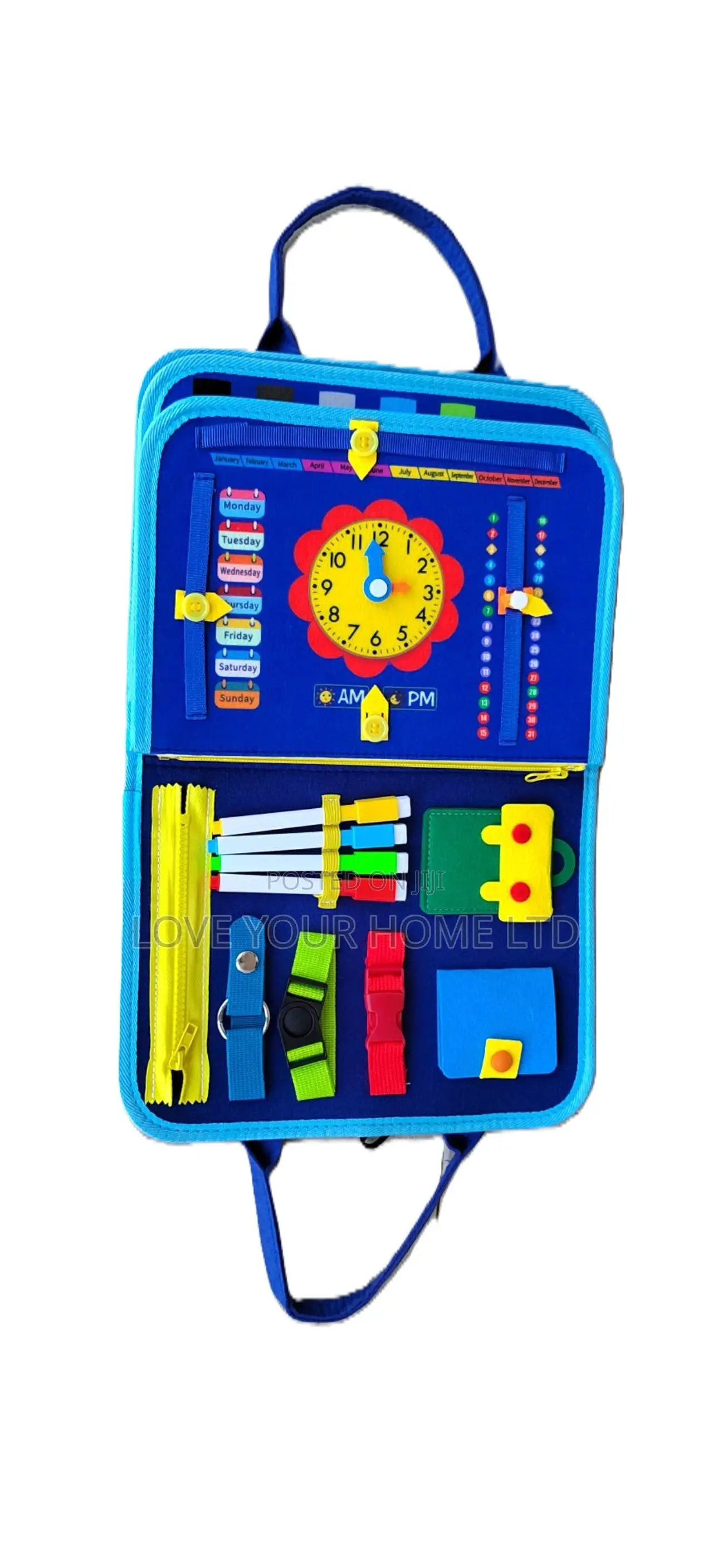 Kids Learning Activity Book–Alphabets, Numbers, Shapes Life Skills