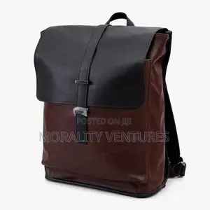 Trendy Unisex Leather Backpack