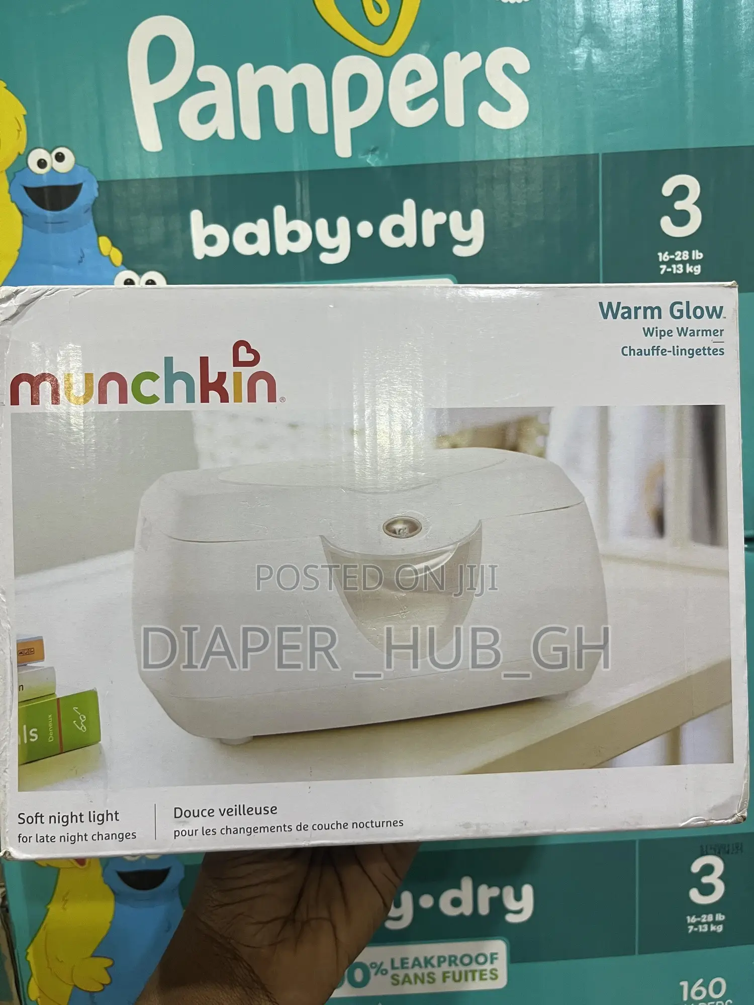 Munchkin Warm Glowtm Baby and Infant Wipe Warmer, White