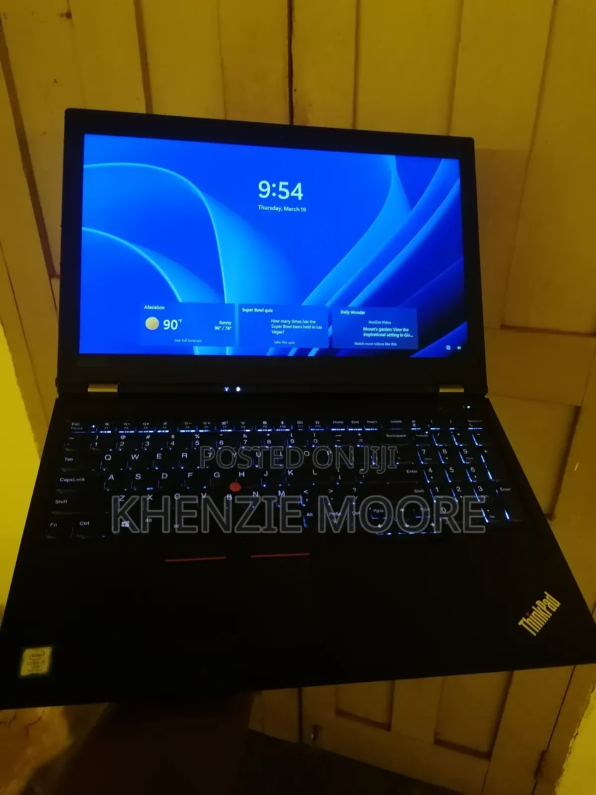 Laptop Lenovo ThinkPad P53 16GB Intel Core i7 SSD 512GB
