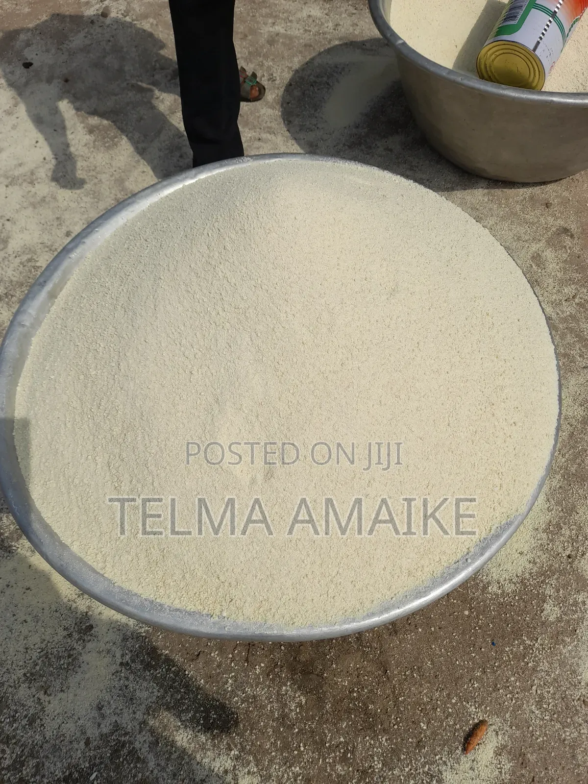 Biscuit Yelow/White Garri. Yellow ( No Coloured) and White Available .