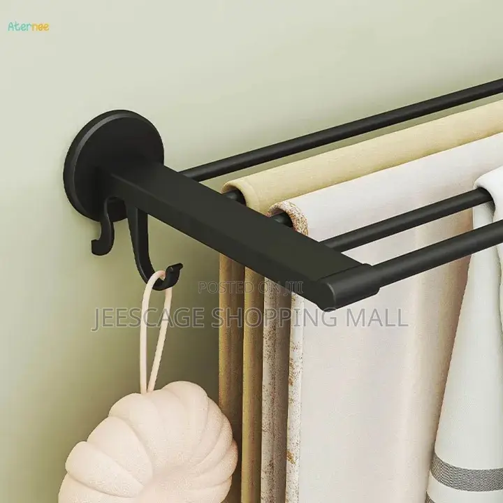 Shower Shelf Towel Organizer Wall Mount Stylish Shower Towel Rack