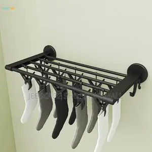 Shower Shelf Towel Organizer Wall Mount Stylish Shower Towel Rack