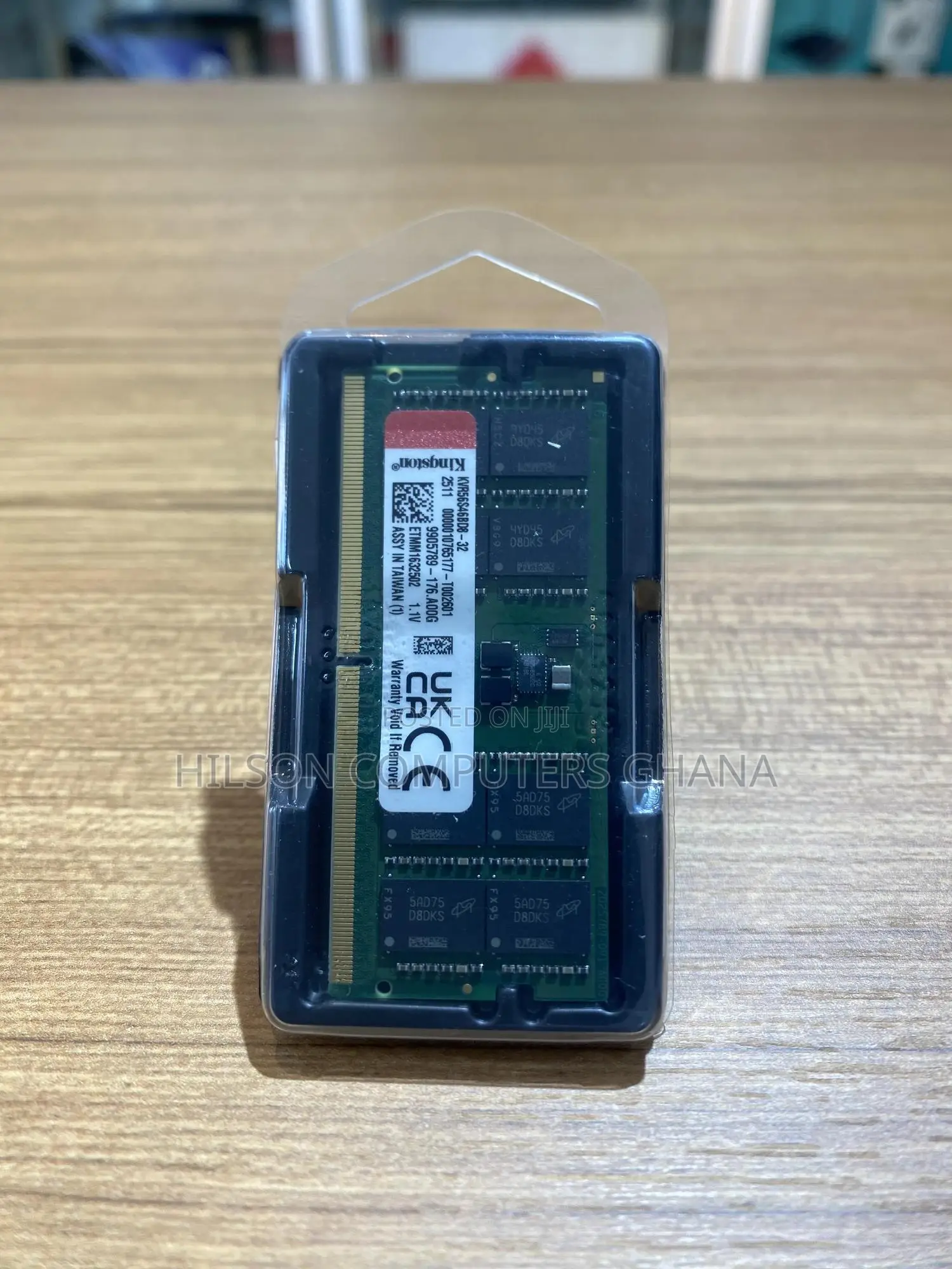 Kingston Valueram 32gb Ddr5 5600mt/S Cl46 So-Dimm
