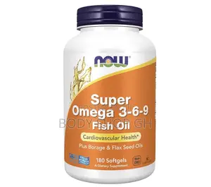 Now Supplements, Super Omega 3-6-9 1200mg- Flax Seed Oils 180 Softgels