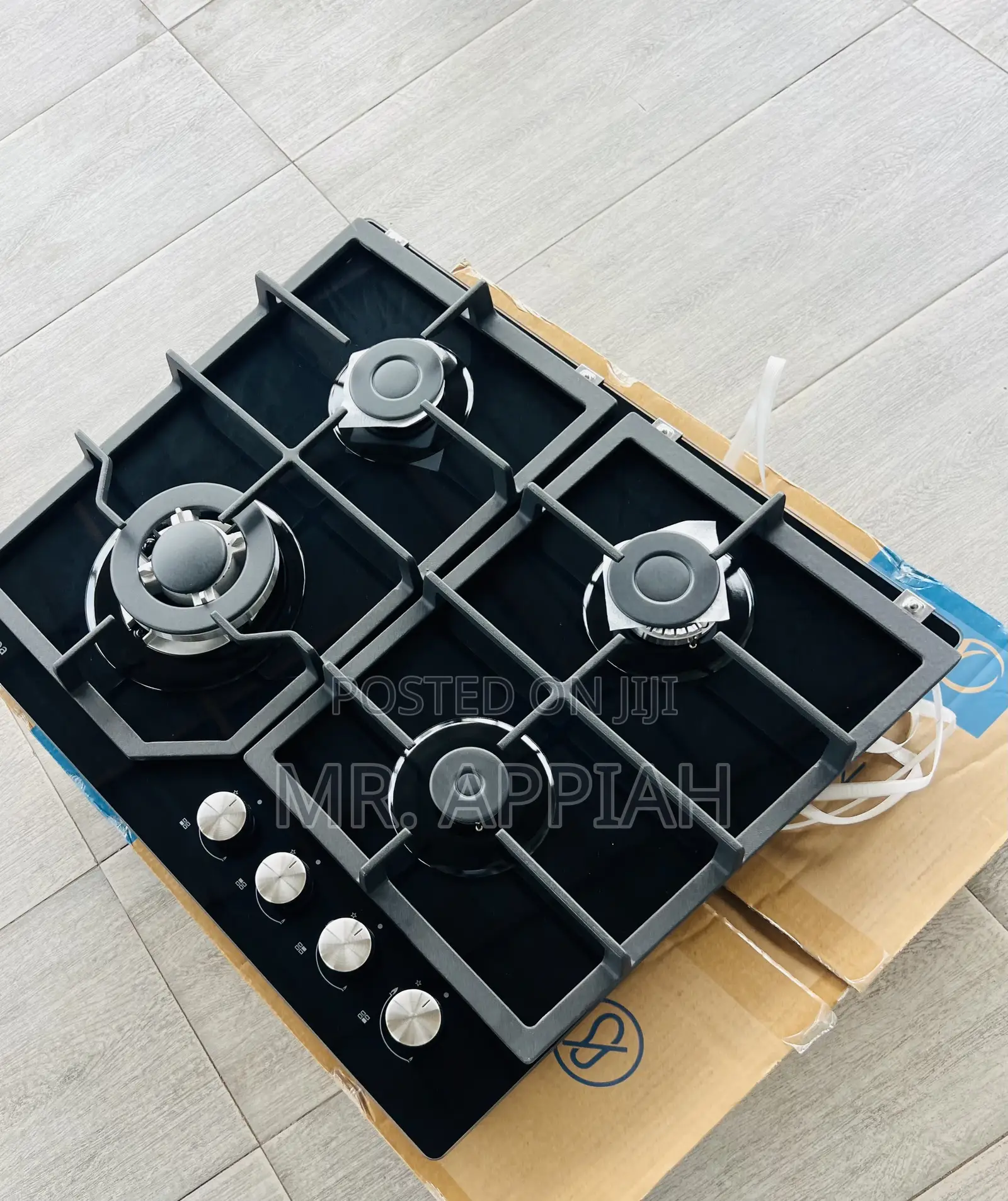 Reliable Midea 60g40me Built in 4 Gas Tempered Glass Hob(Glass) 