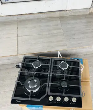 Quality Midea 60g40me 4 Gas Built in Hob(Glass)Black 