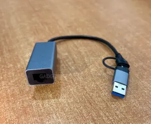 2 in 1 Usb C / Usb a to Rj45 Ethernet Adapter - 100/1000mbps