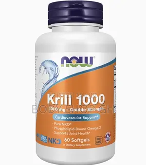 Now Krill, Double Strength 1000 Mg, Phospholipid-Bound Omega-3
