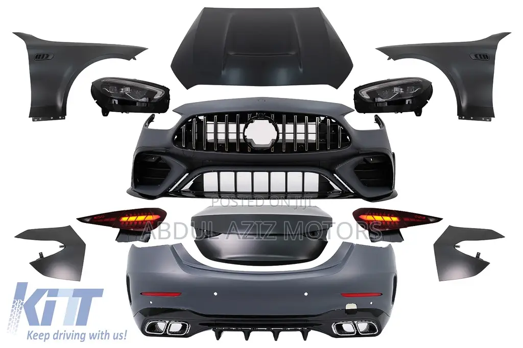 Mercedes Benz C300 W205 Upgrade to W206 Bumper With All Kits
