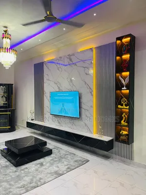 Marble Glow Tv Unit